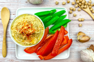 Hummus with Miso & Vegetables